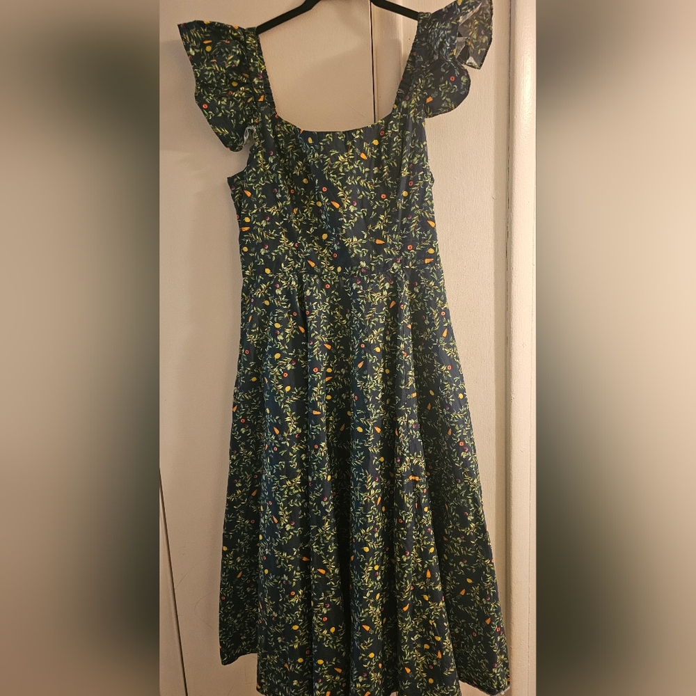 Hill House Navy Floral Dress